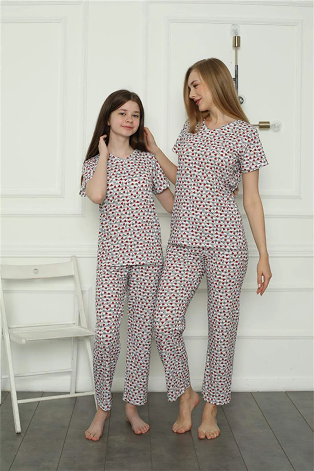 Angelino Anne Kız Aile Penye Pijama Takım Ayrı Ayrı Satılır. Fiyatları Farklıdır 50119