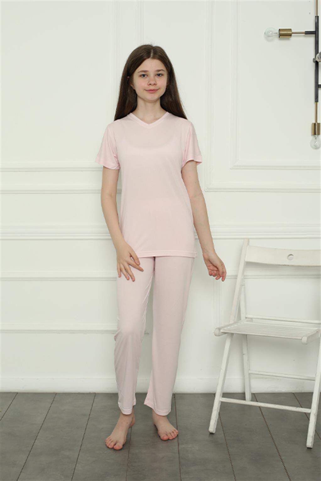 Kız Çocuk Penye Pijama Takım 20400