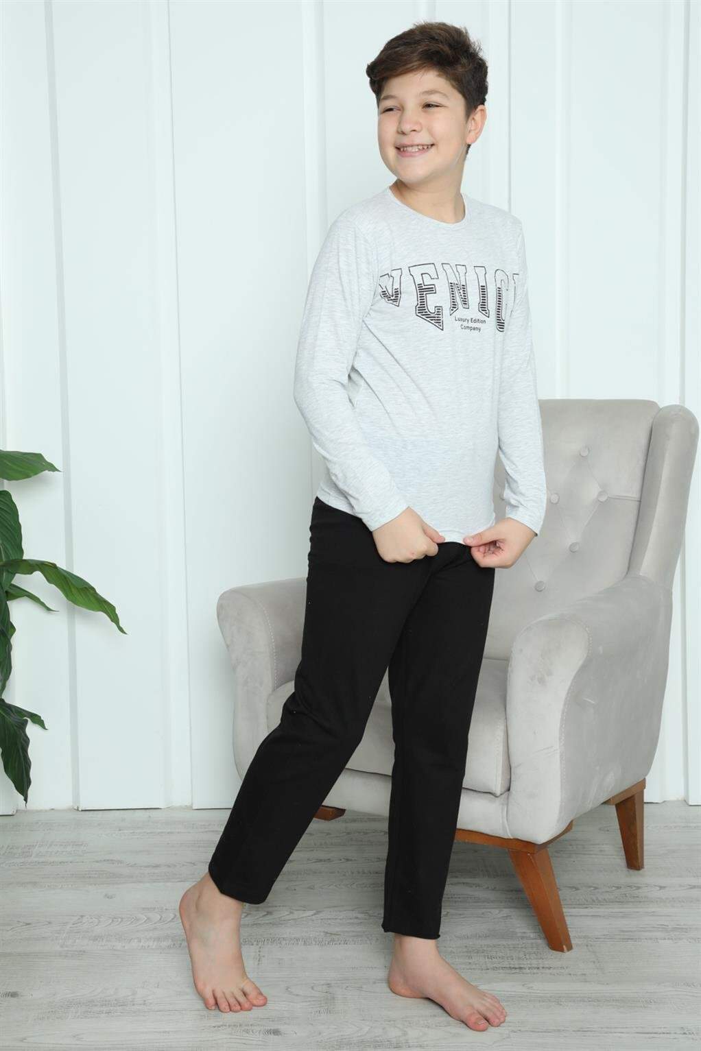 Erkek Çocuk Penye Pijama Takım 20417