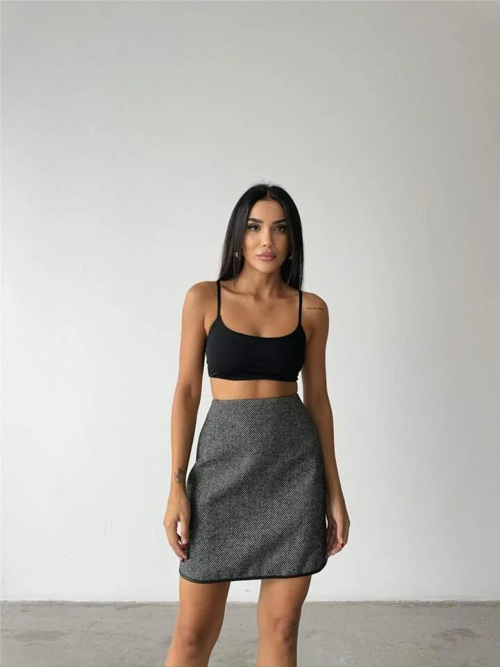 KAŞE KISA ETEK - Siyah