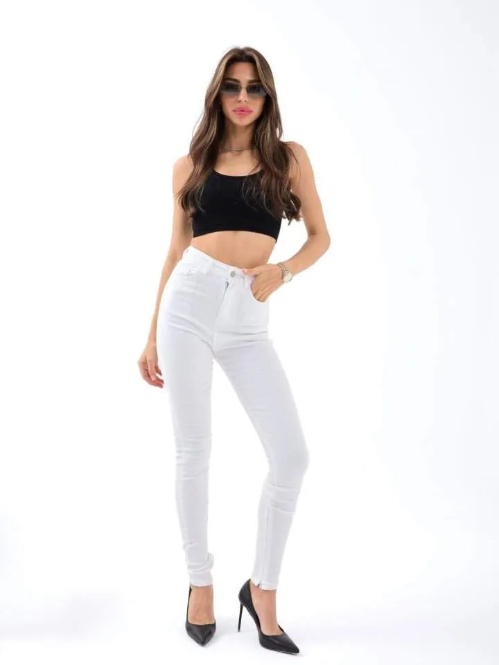 6489 PANTOLON-BEYAZ