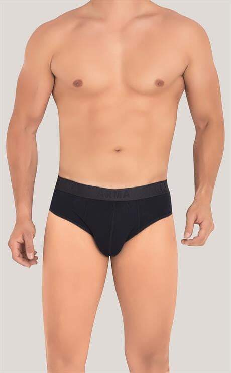 Erkek Bambu Slip Külot Düz Lacivert 3'lü Paket