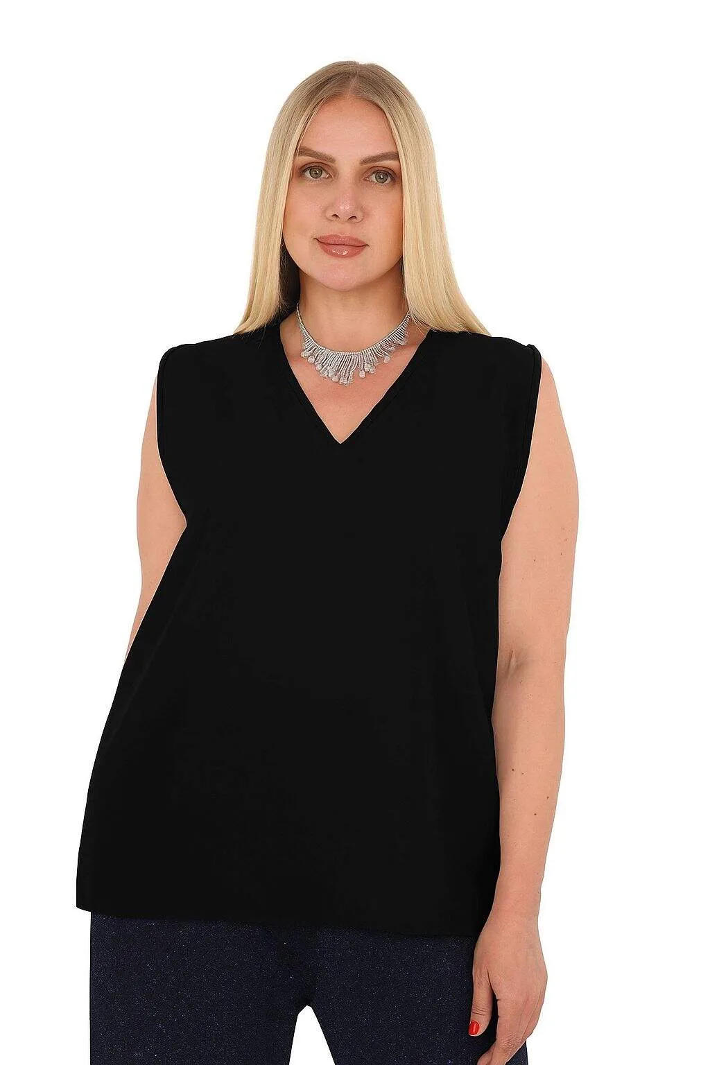 Büyük Beden Abiye Bluz ND4013 6002