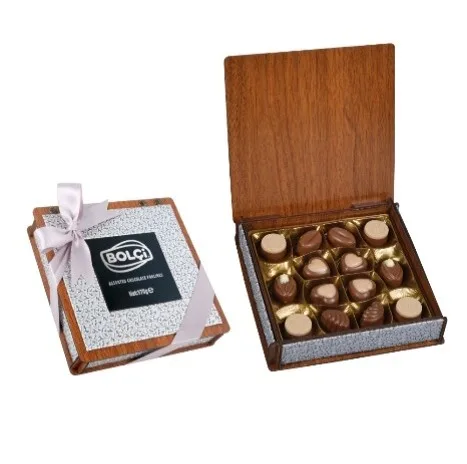 AHŞAP VE DERİ KUTU 130 g (GÜMÜŞ)