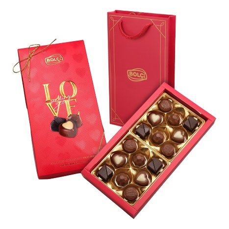 ÇEŞİTLİ ÇİKOLATALI PRALİNLER LOVE 160 g