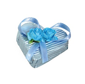 HEART - GIANDUJA DOLGULU SÜTLÜ ÇİKOLATA MAVİ 2 kg