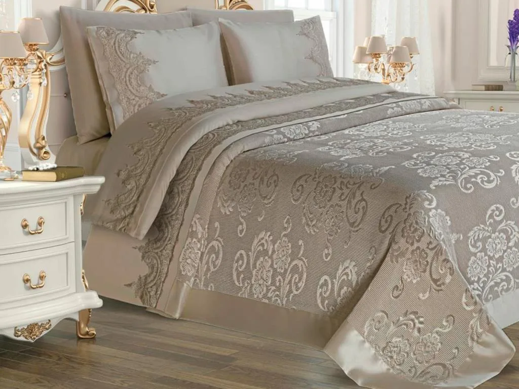 Çeyiz Diyarı Violet Pike Takımı 6 Parça – Cappucino