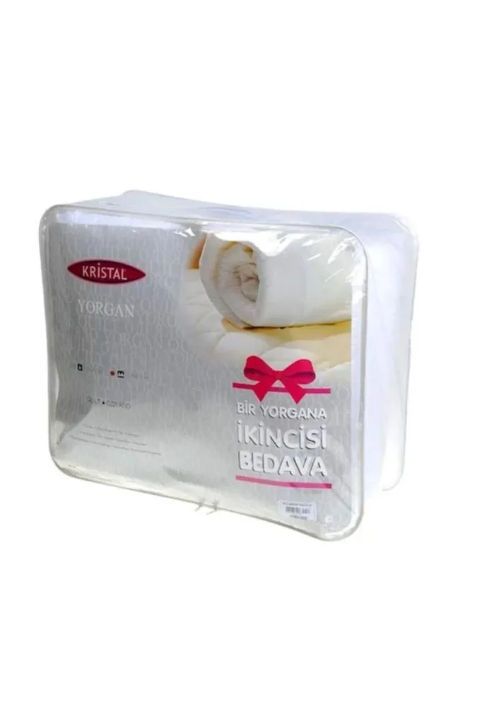 Taç Kristal Tek Kişilik 1 Alana 1 Bedava Yorgan 155x215 Cm