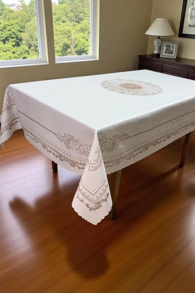 Lotus Dertsiz Masa Örtüsü Kahve – 140x180 cm