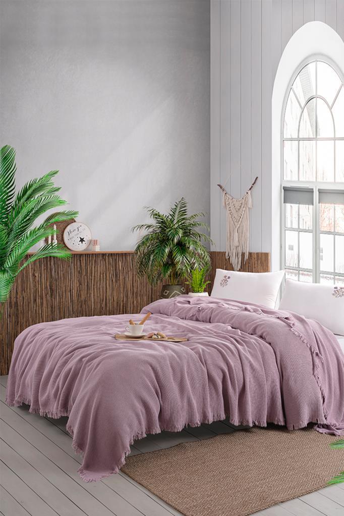 Missera 4 Parça Çift Kişilik Pike Takımı Rose