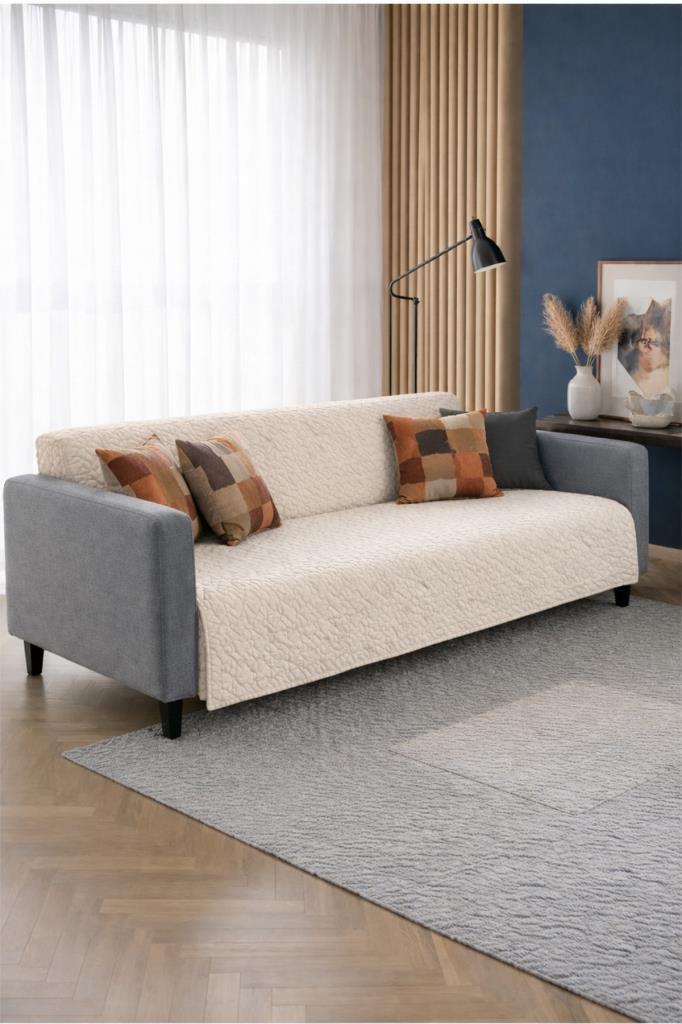 Wellsoft Süngerli Koltuk Örtüsü 170x210 Cm Krem