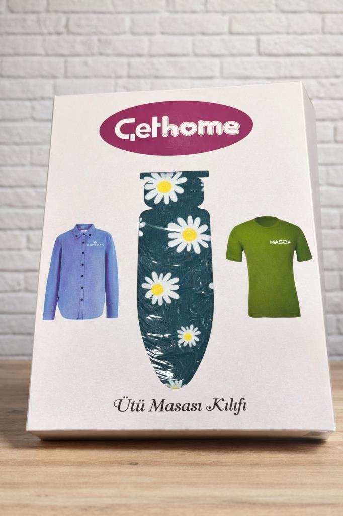 ÇETHOME DAİSY LÜKS ÜTÜ MASASI KILIFI
