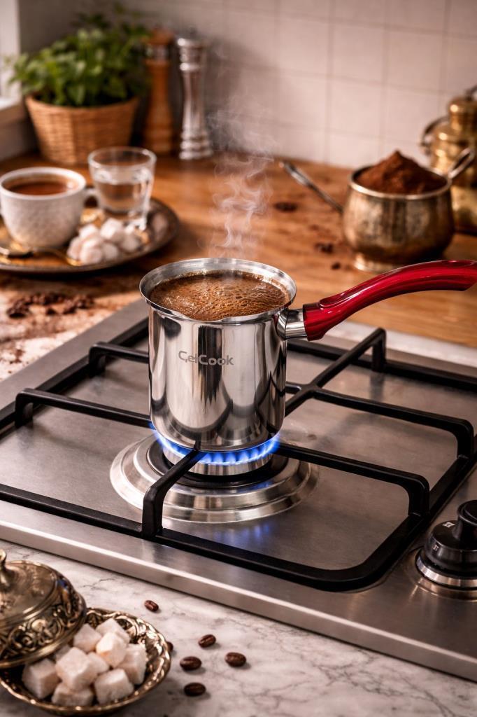 ÇETCOOK 3 NO ÇELİK CEZVE