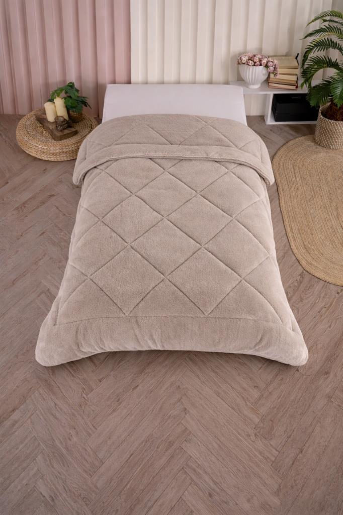 Uyl Wellsoft 155x215 Cm Tek Kişilik Yorgan Bej