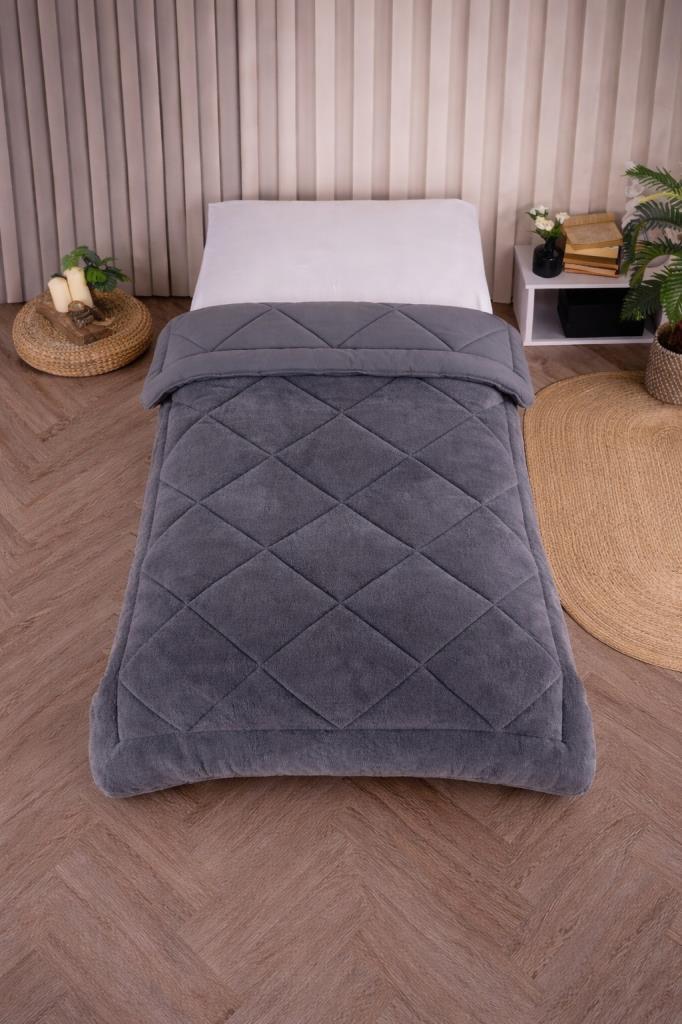 Uyl Wellsoft 155x215 Cm Tek Kişilik Yorgan Gri