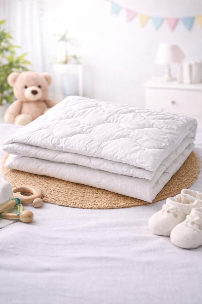 Kristal Silikon Bebe Yorganı 100x150 cm