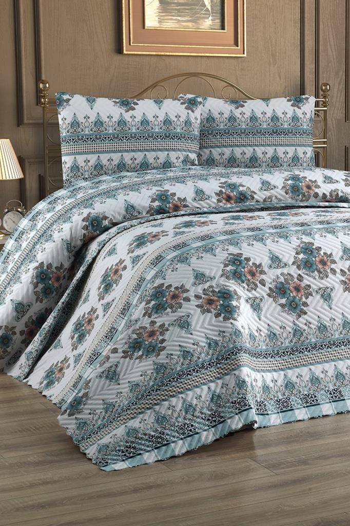 Ultrasonik Kapitoneli Neşe Çift Kişilik Pike Takımı 195x235 cm