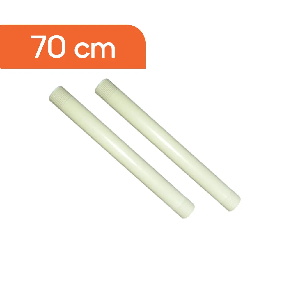 Akplas - PVC 70 Cm Kaval-Uzatma Borusu-Abot-Sprink-Bağlantı