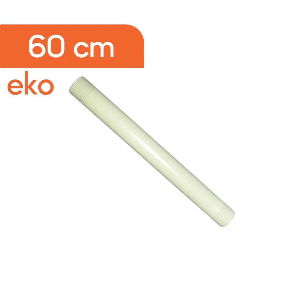 Akplas - PVC 60 Cm Kaval-Eko-Uzatma Borusu-Abot-Sprink-Bağlantı