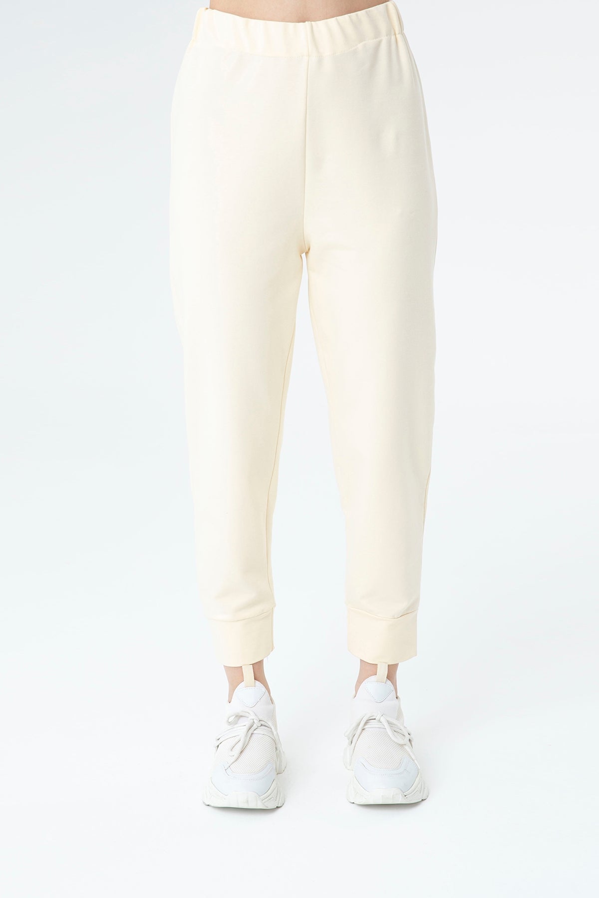 Kadın Ribana Detaylı Eşofman Altı - 30189PNT - LIGHT BLUE