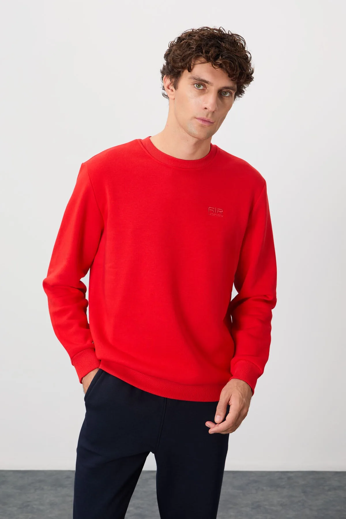 Omar Fiesta Şardonlu Erkek Sweatshirt - 88137 - Fiesta – Fiesta, S