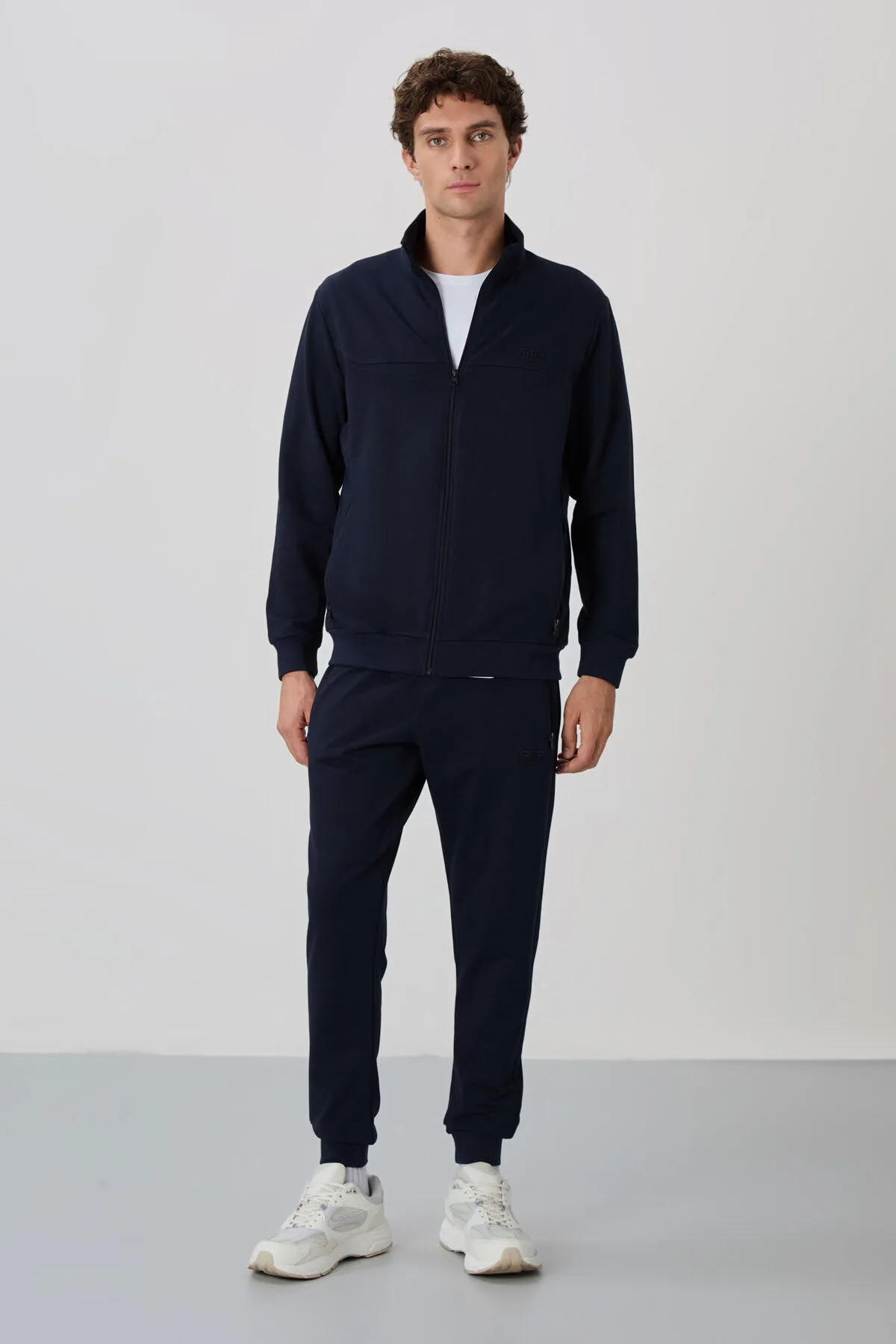 Anton İndigo Jogger Eşofman Takım - 85178 - İndigo/indigo – İndigo, S