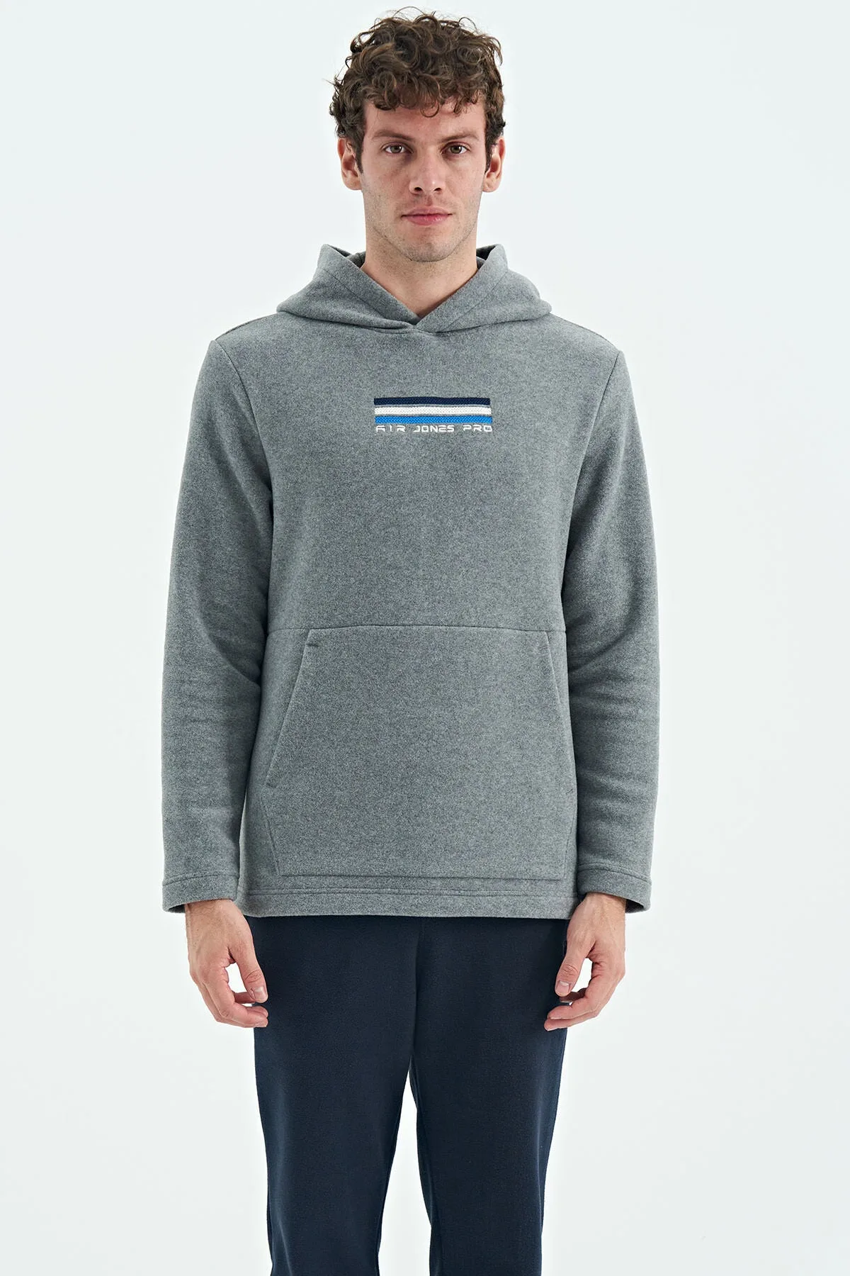 Hern Gri Melanj Erkek Polar Sweatshirt - 88301 - Gb melanj – Gb Melanj, S