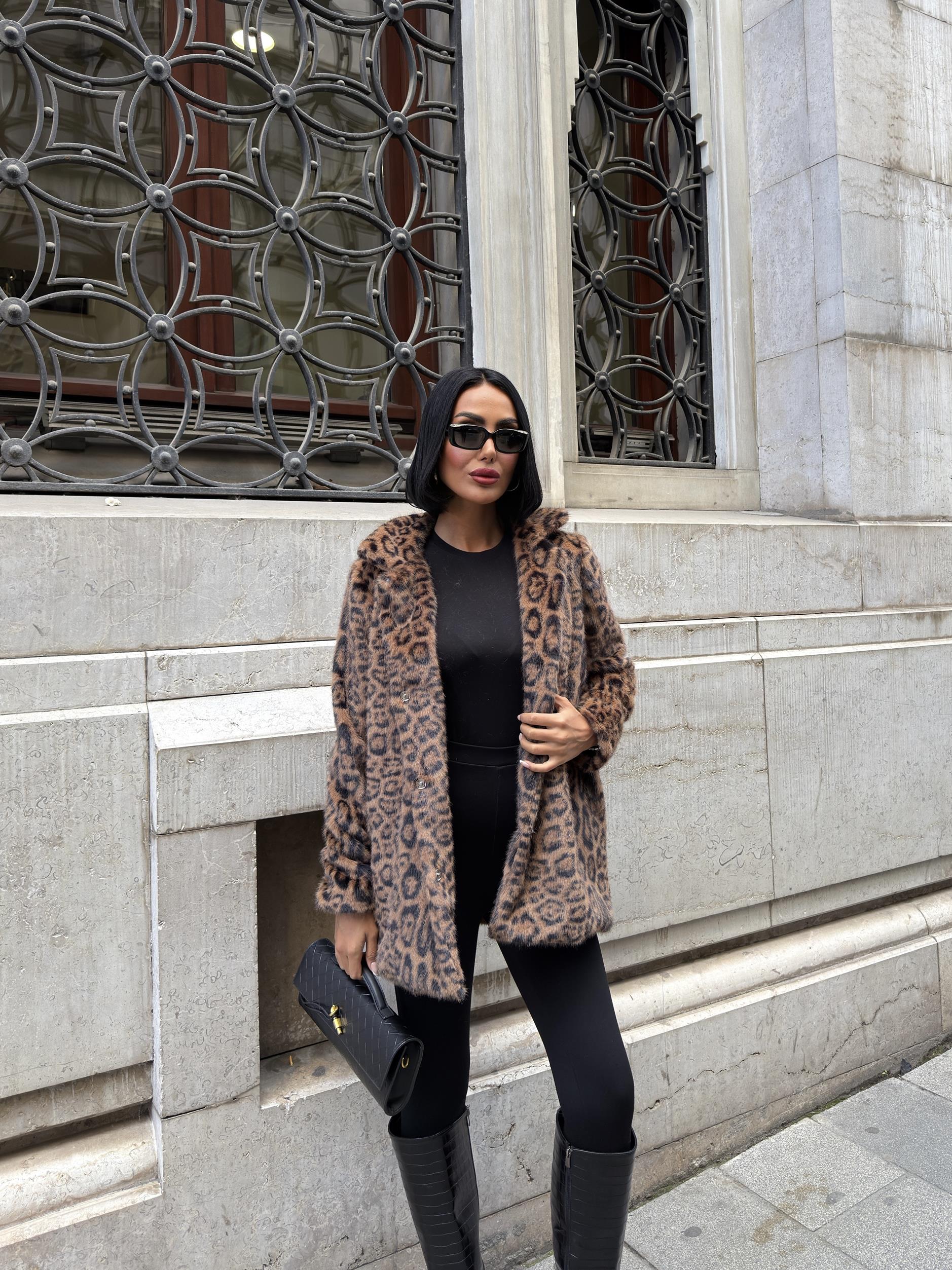 3097 LEOPAR KÜRK - CAMEL
