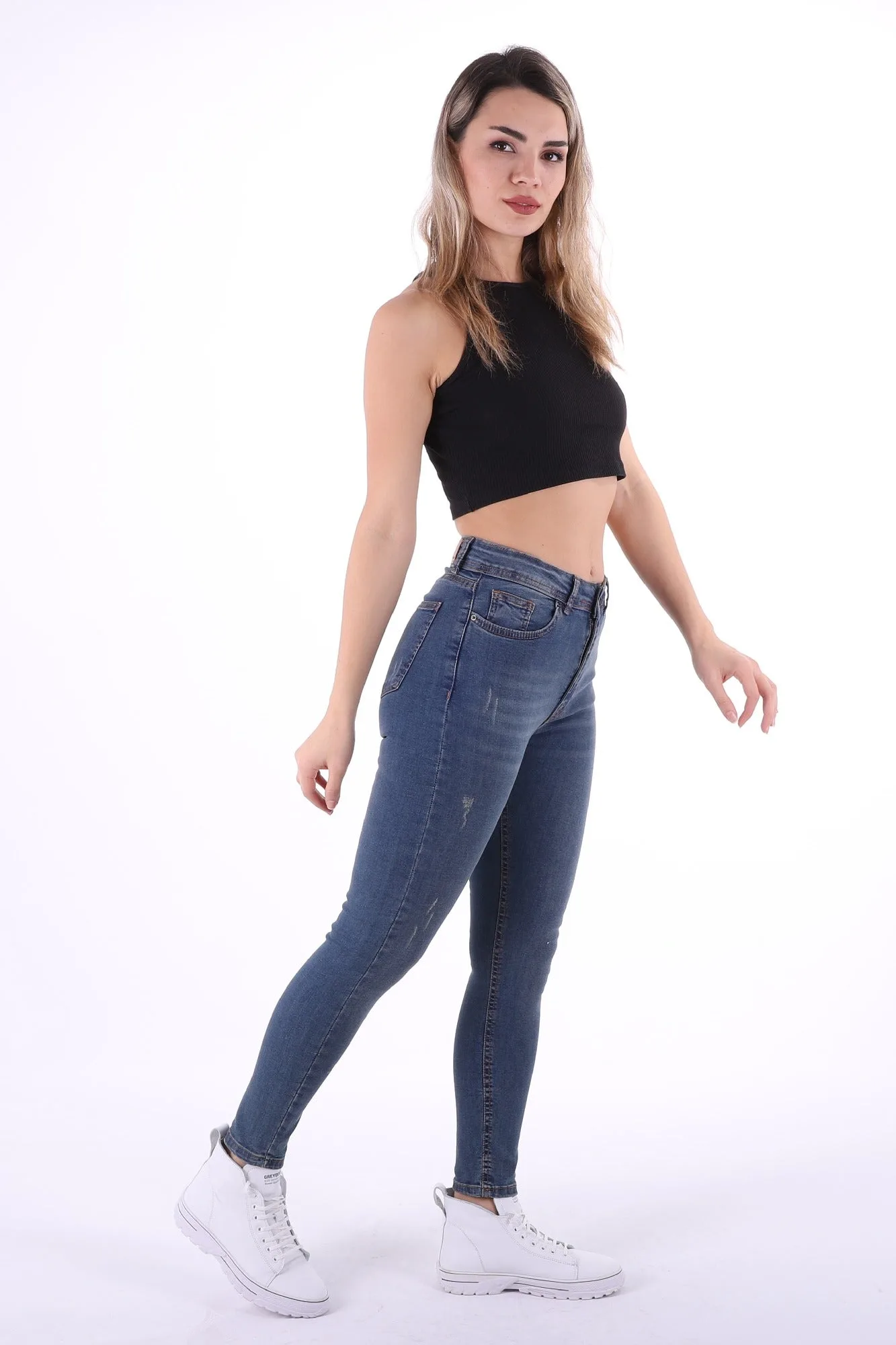 Skinny Kot Pantolon 819 - Koyu Tintli Kot – Koyu Tintli Kot, 26-31