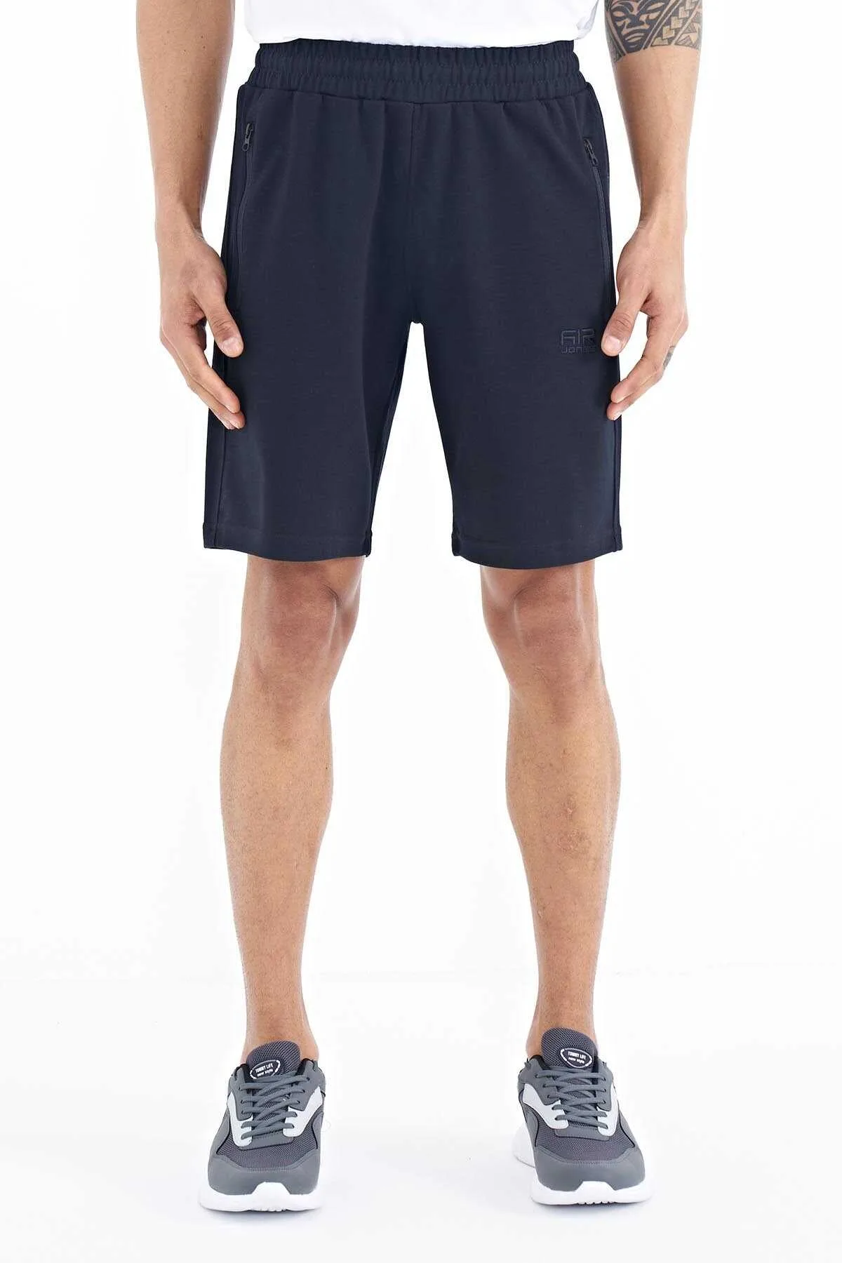 Tommylife Toptan Ryan Standart Kalıp Basic Erkek Şort 81239 Lacivert - LACİVERT – Lacivert, M