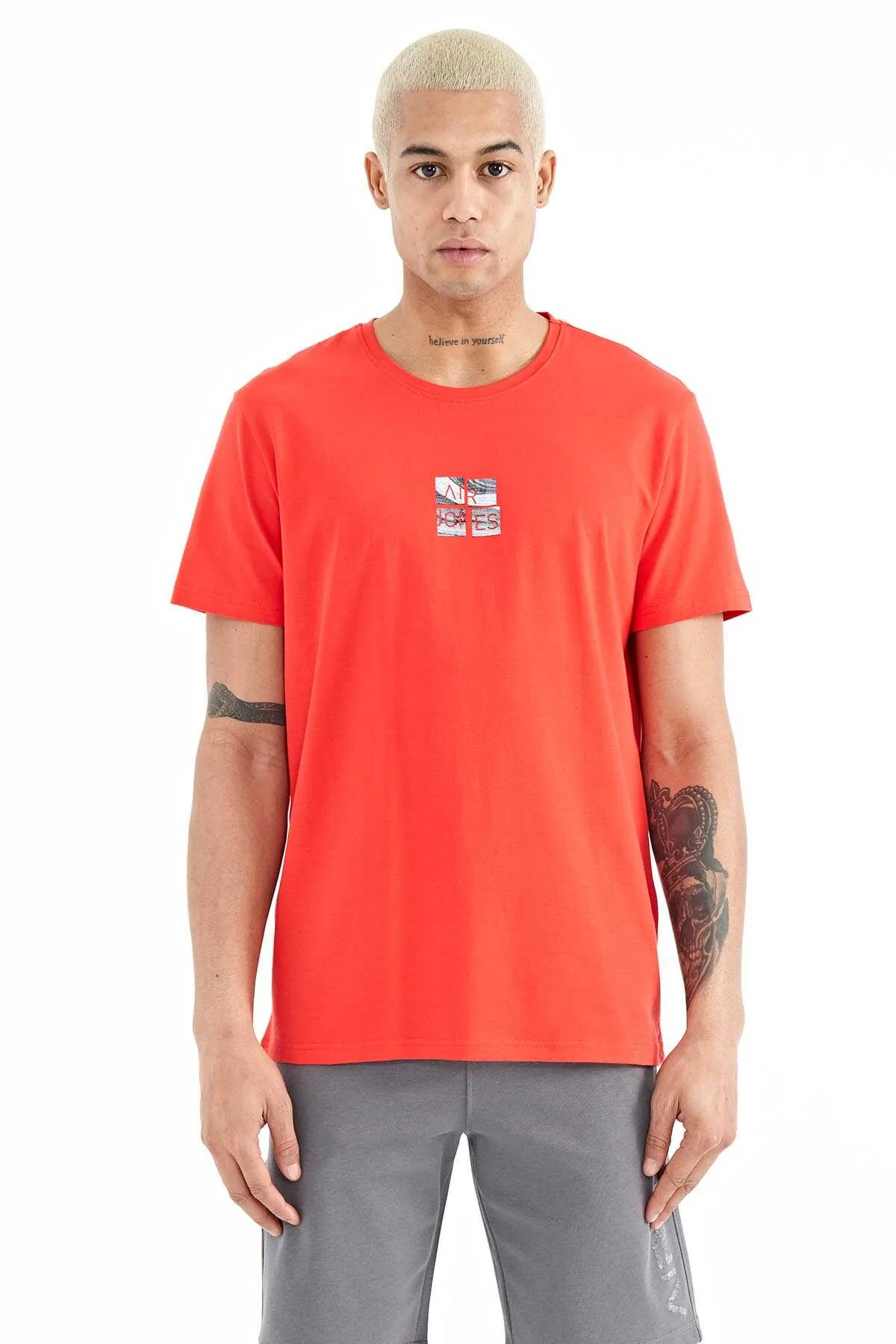 Tommylife Toptan Miles O Yaka Standart Kalıp Baskılı Erkek T-Shirt 88222 Fiesta - FİESTA – Fiesta, M