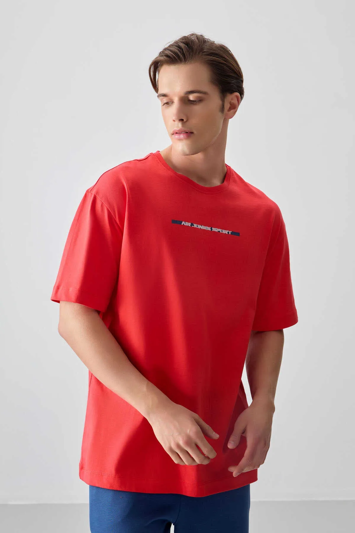 Tommylife Toptan O Yaka Oversize Baskılı Erkek T-Shirt 88358 Fiesta - FİESTA – Fiesta, S
