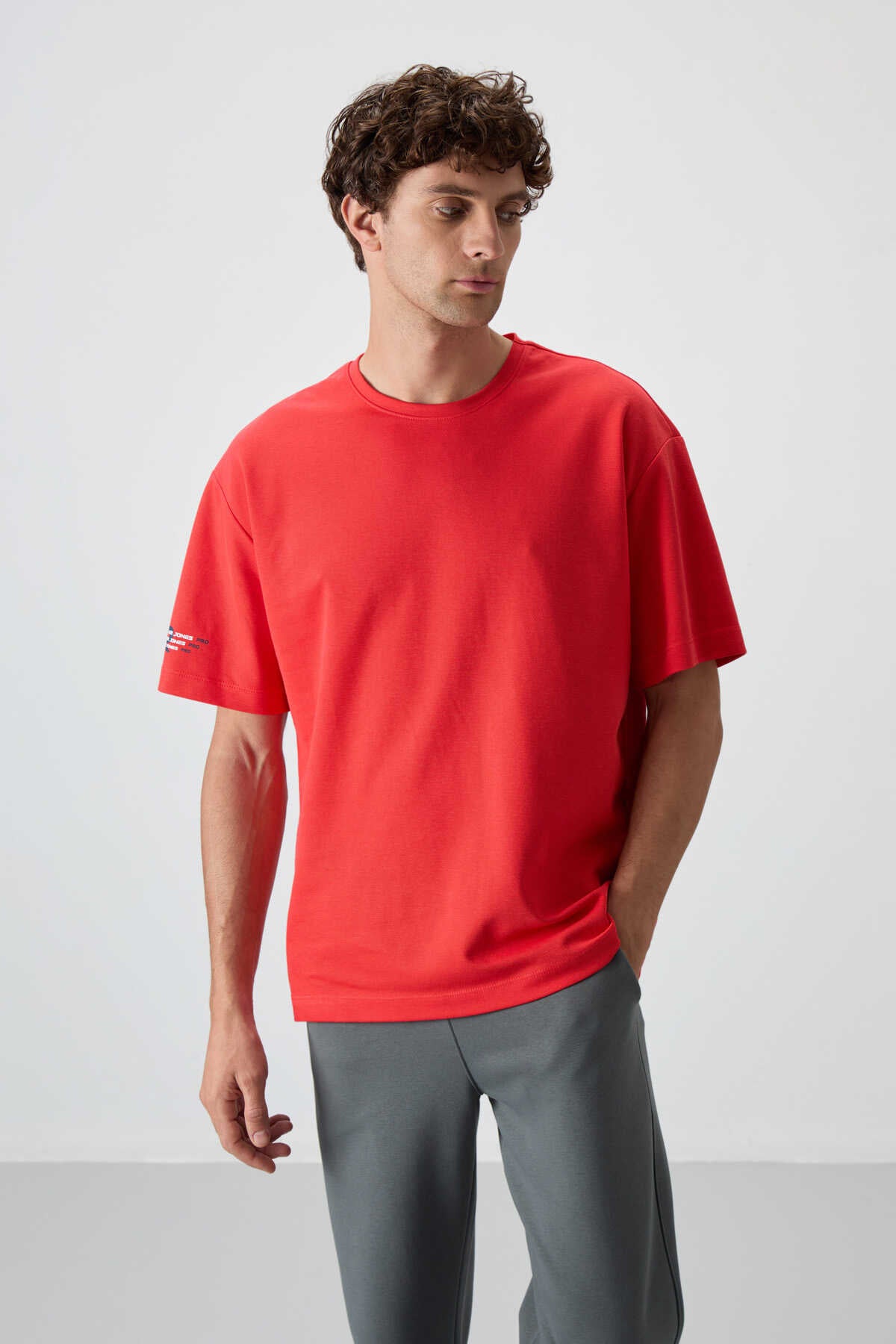 Tommylife Toptan O Yaka Oversize Baskılı Erkek T-Shirt 88369 Fiesta - FİESTA