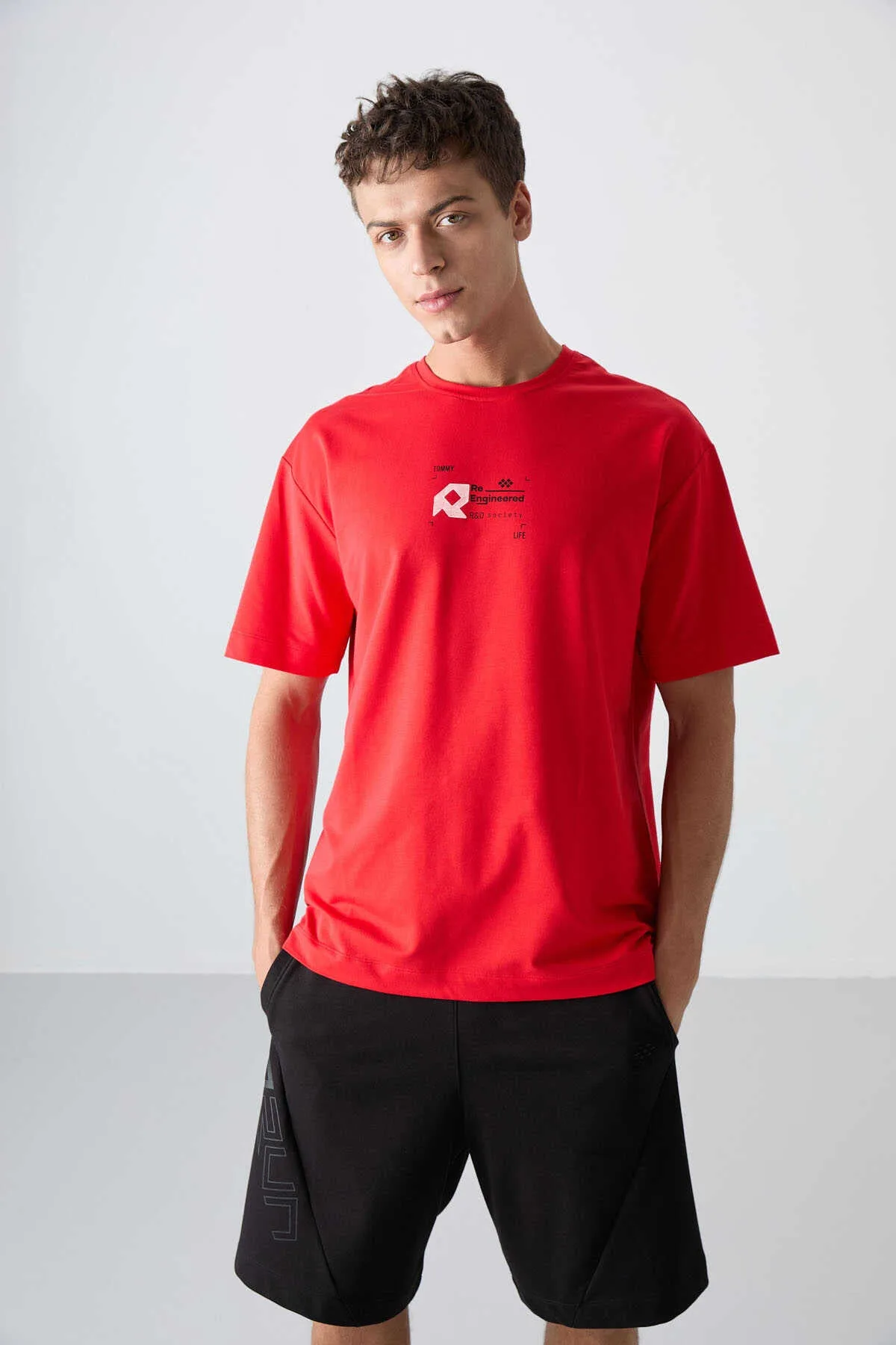 Tommylife Toptan O Yaka Oversize Baskılı Erkek T-Shirt 88350 Fiesta - FİESTA – Fiesta, S