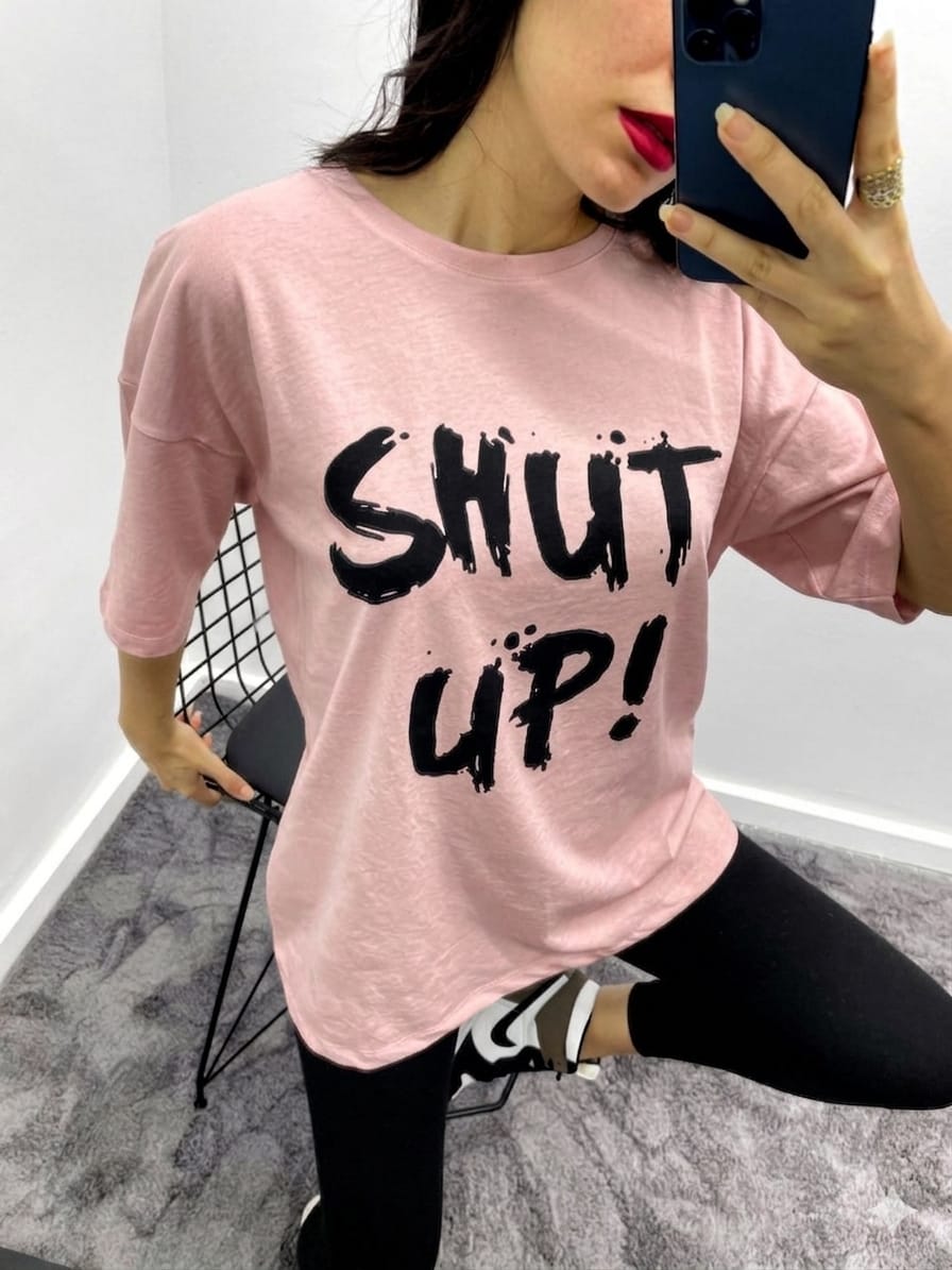 Shut T-Shirt - Pudra – Pudra, S-M