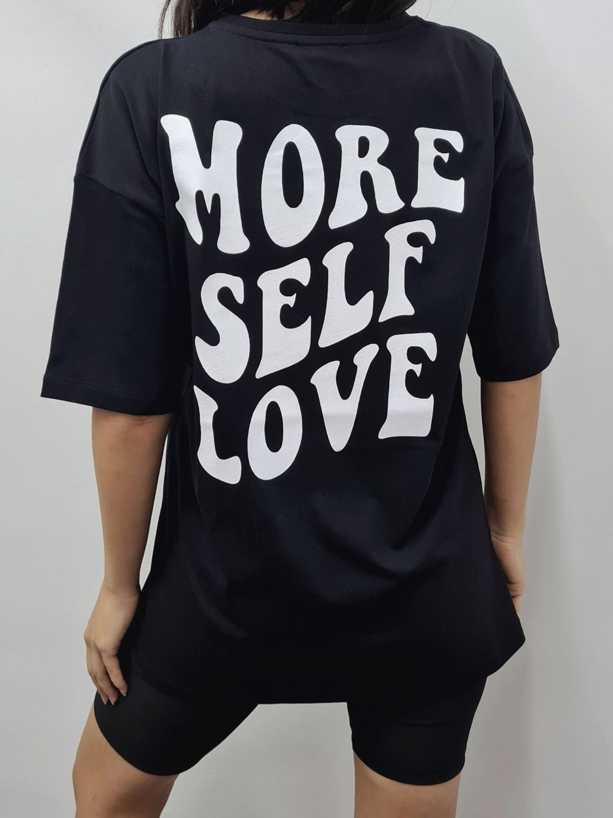 More Self T-Shirt - Siyah