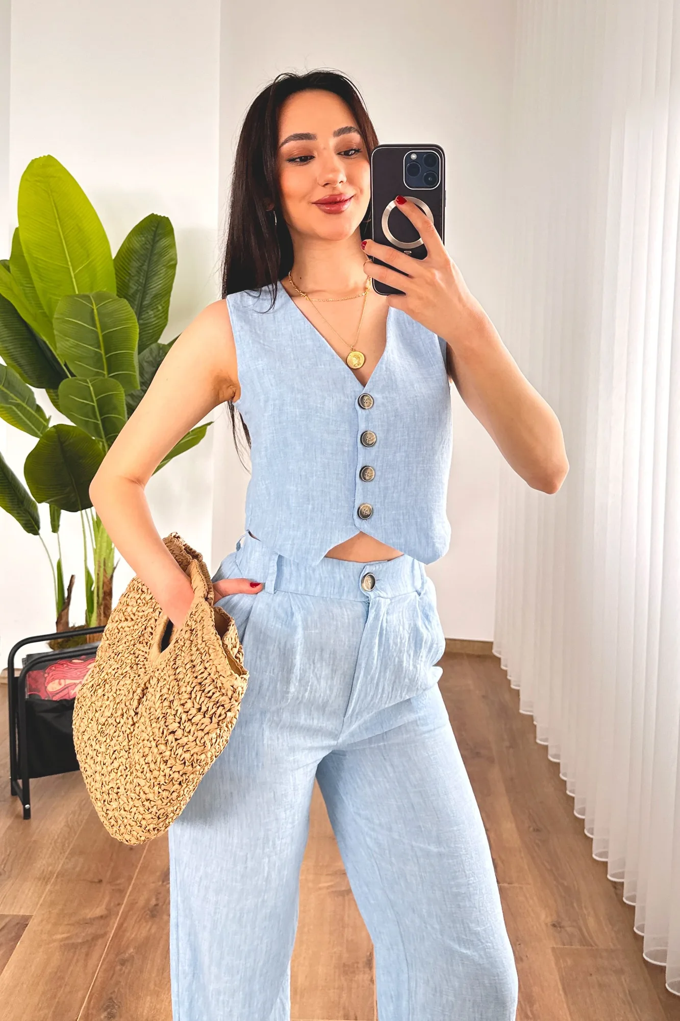Kırçıllı Desen Bebe Mavisi Toptan Takım - Bebe Mavi – Bebe Mavisi, S
