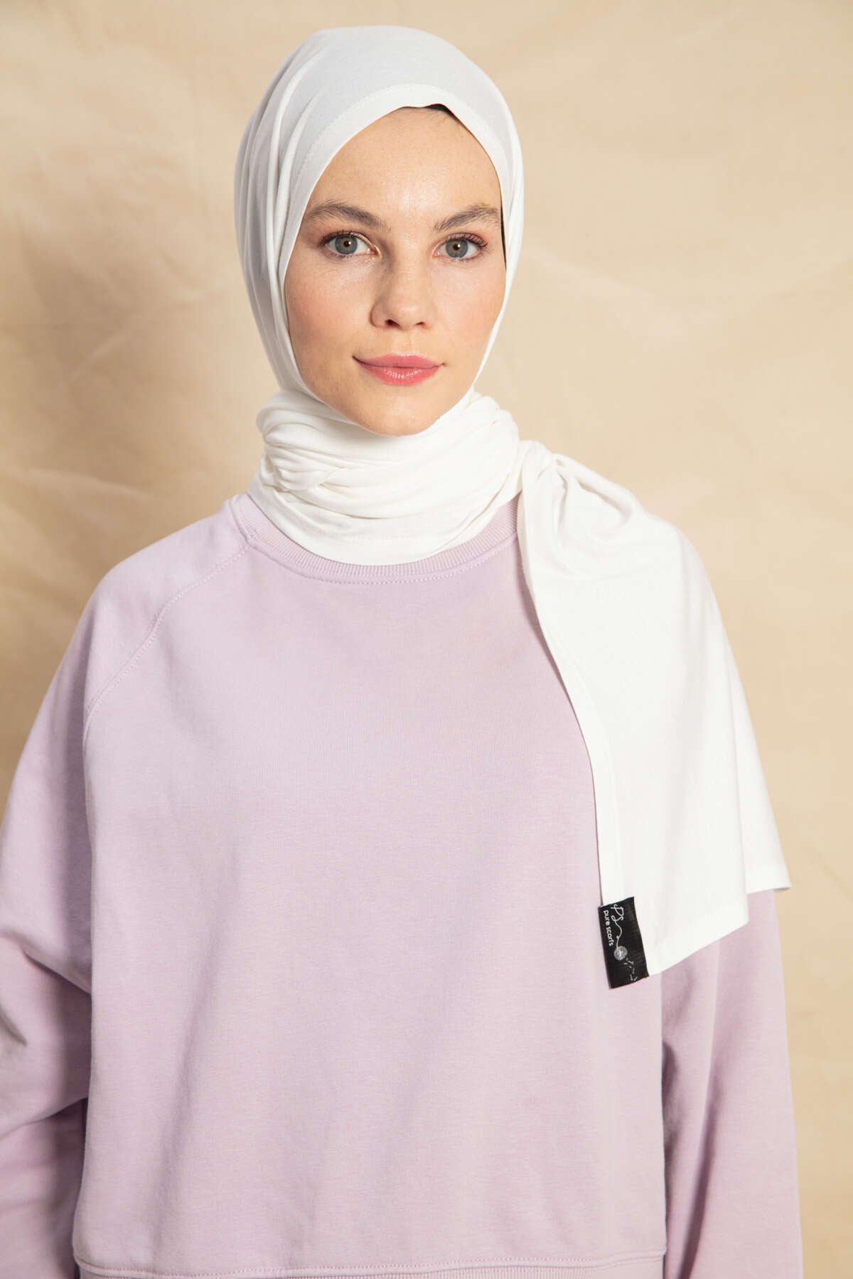 Penye Şal - Ekru - Ekru
