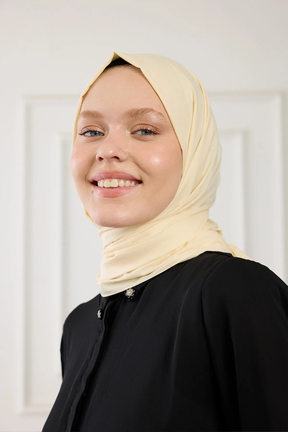 Pure Pamuk Şal - Bej - Bej