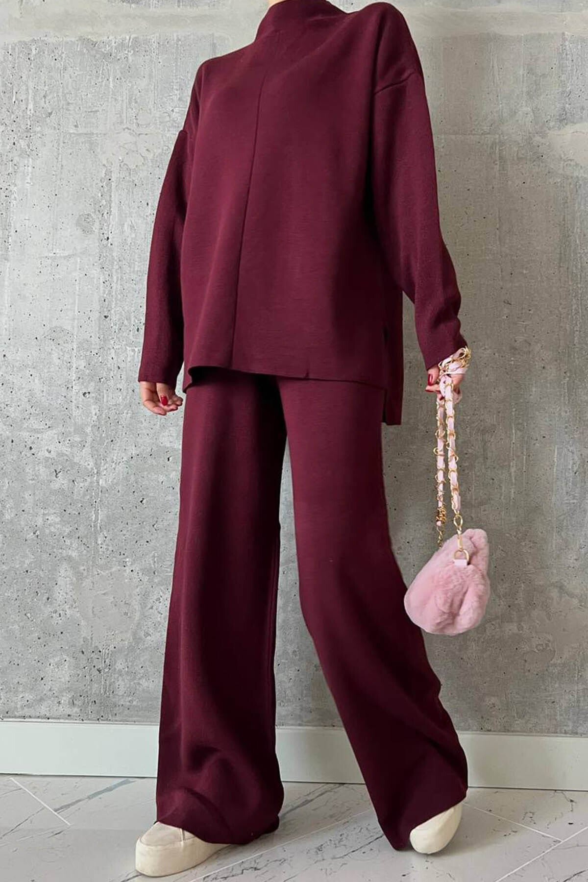 Bordo Triko Takım