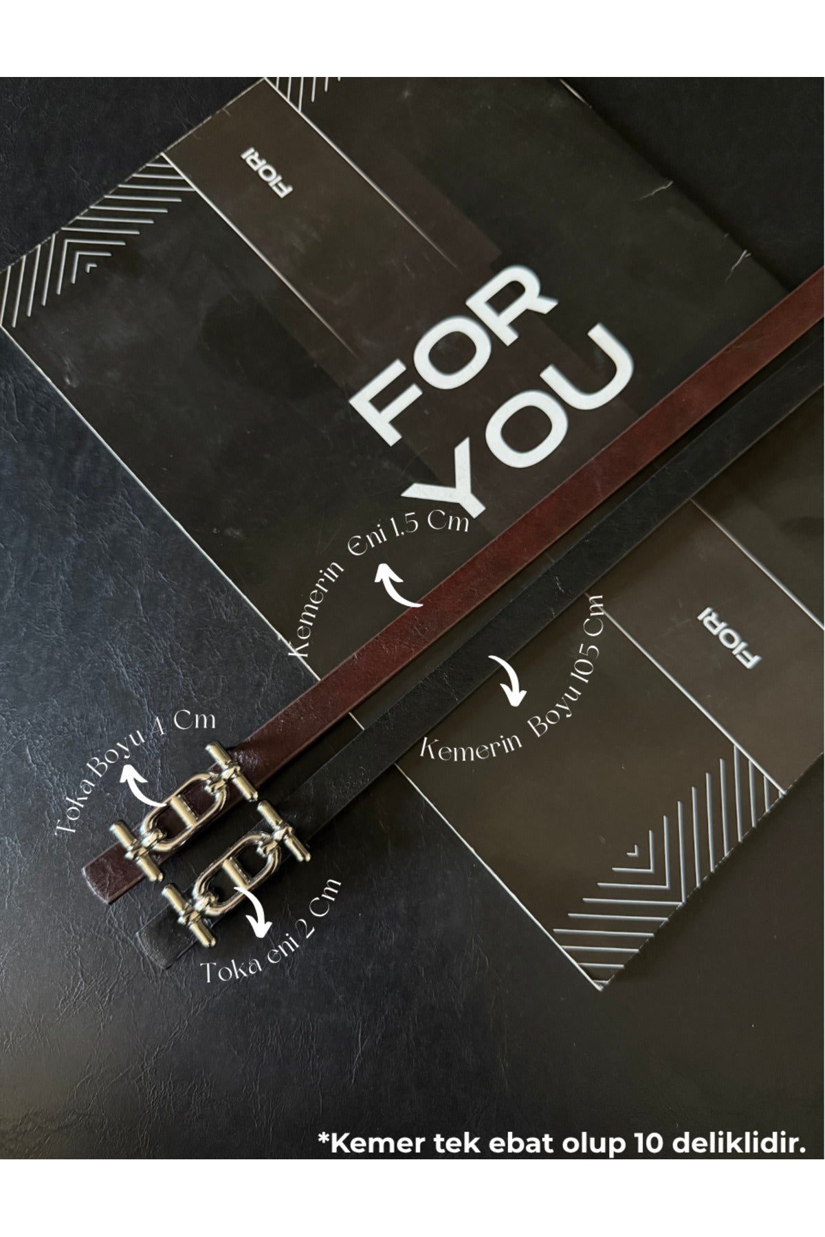 Gümüş Tokalı Ince Kadın Kemer, Pantolon Kemeri, Gömlek Kemeri, Ceket Kemeri - Siyah-Bordo-Silver