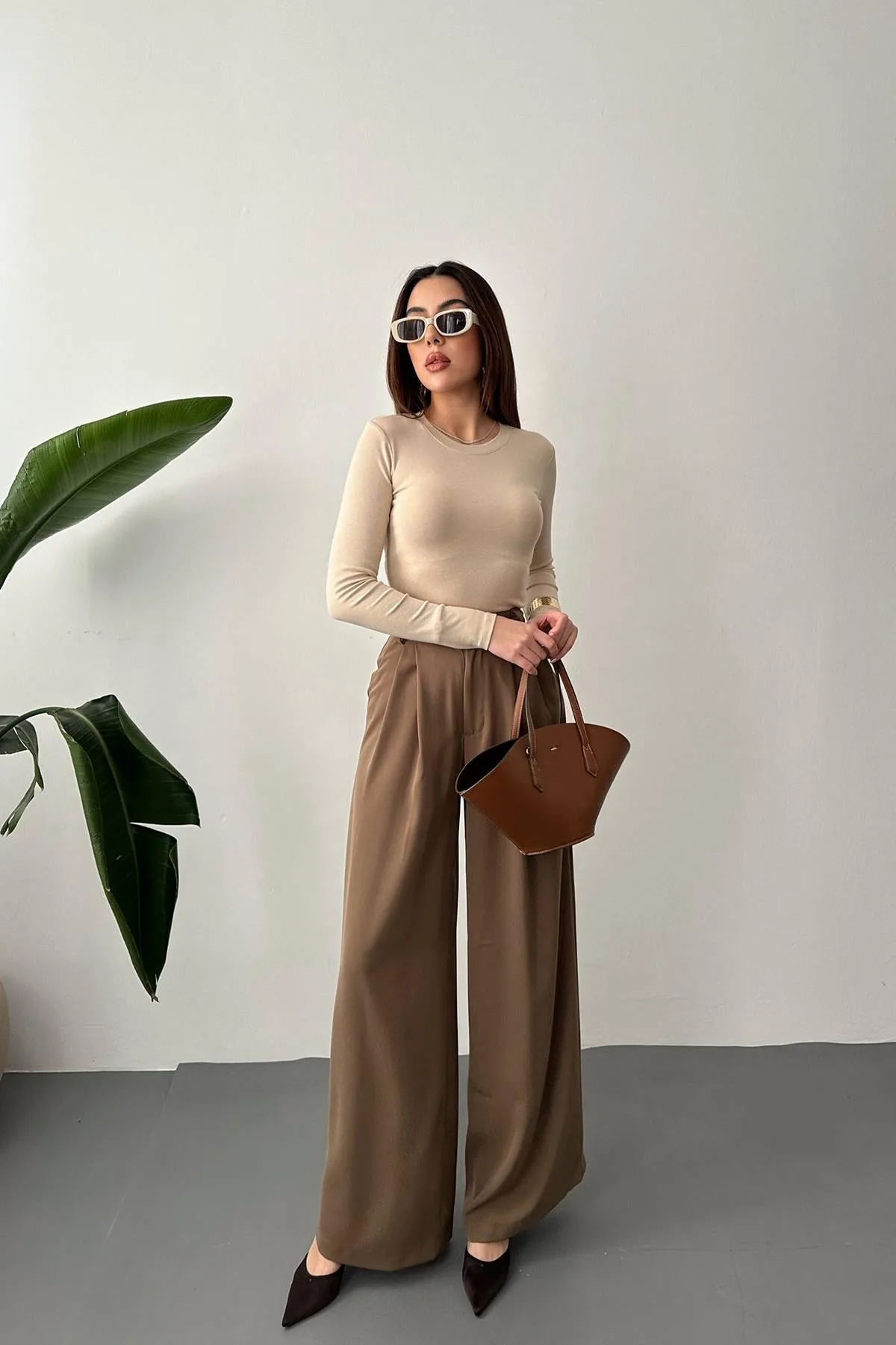 Mocca Pileli Comfort Pantolon - Moccah – Moccah, L