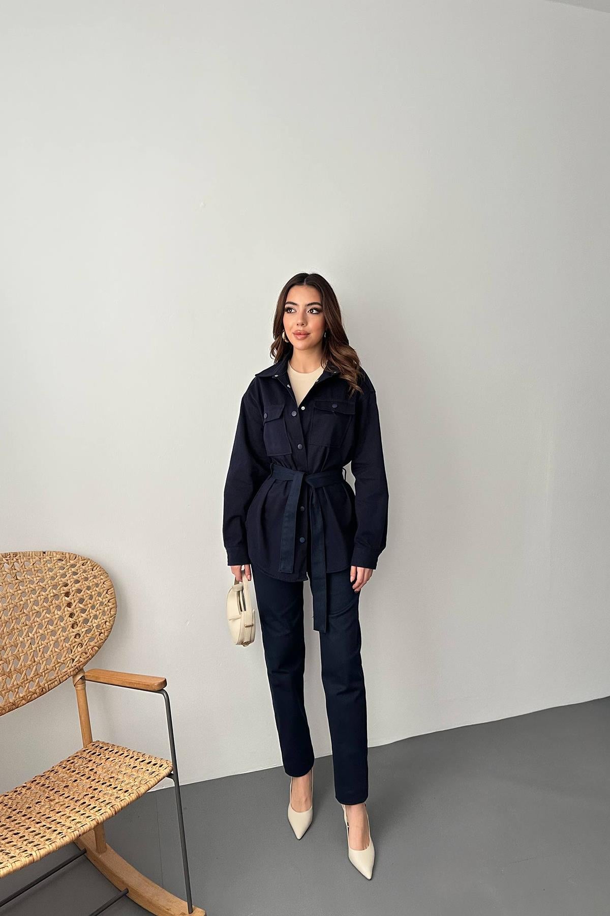 Lacivert Gabardin Takım - Lacivert – Lacivert, L