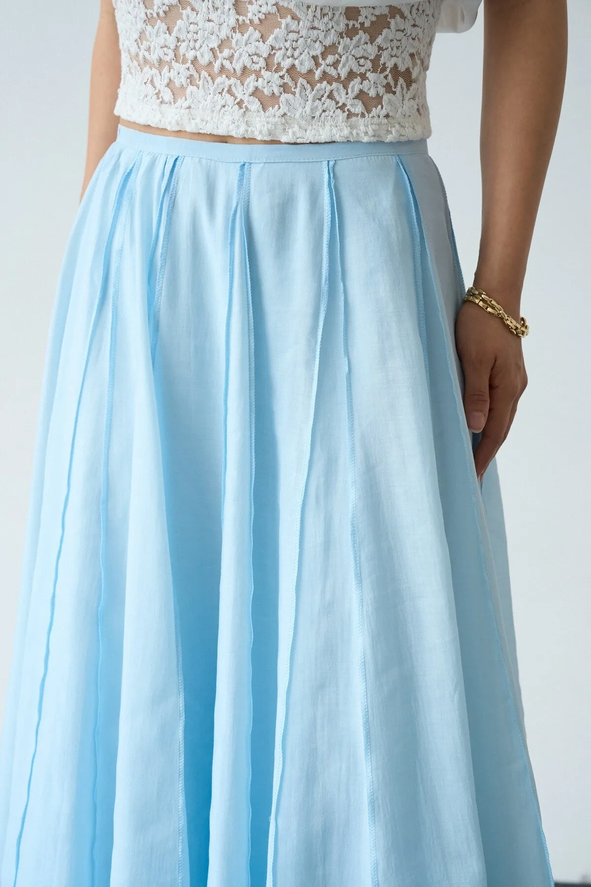 Mavi TENCEL ETEK – S