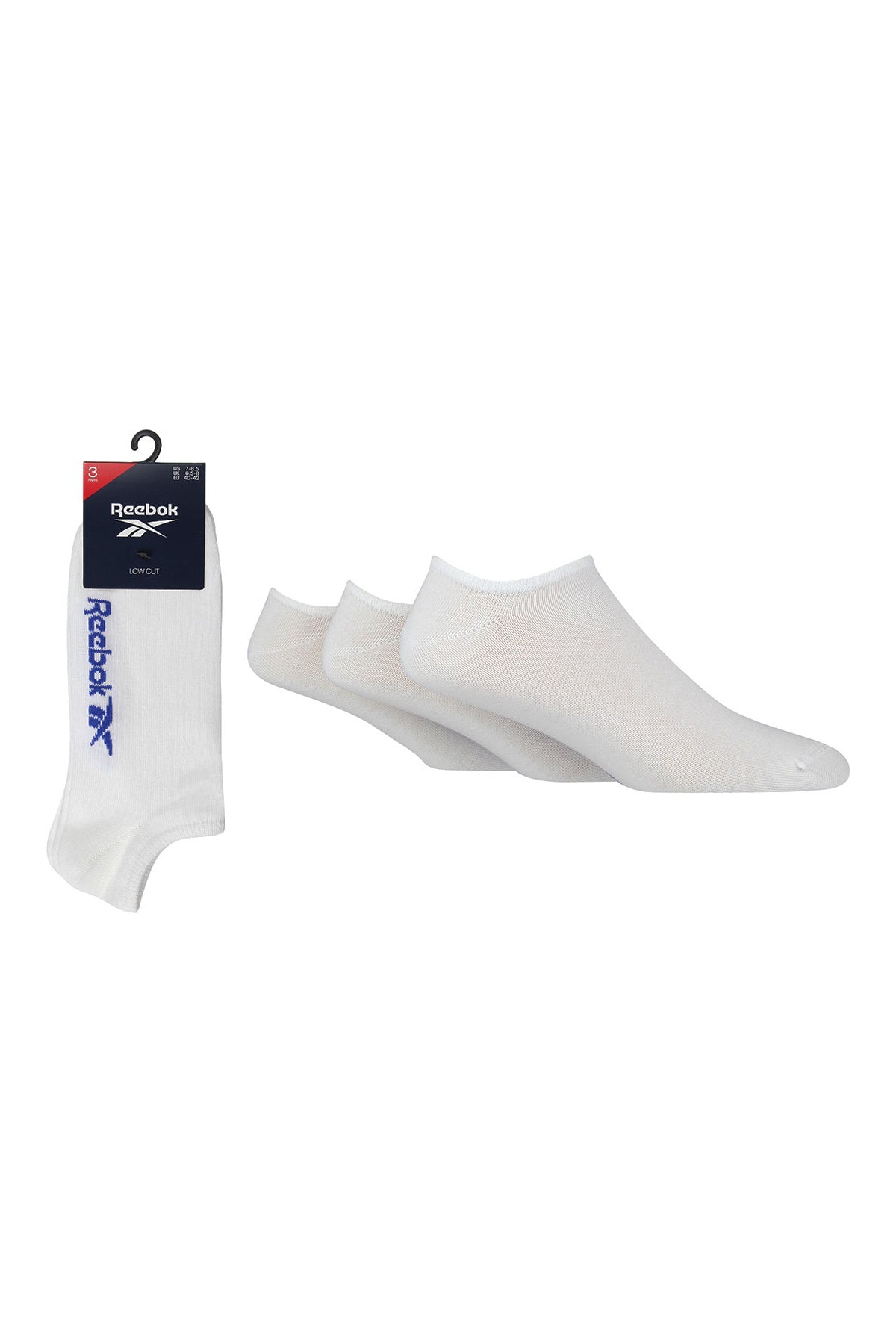 Reebok Spor 3'lü Çorap - Beyaz