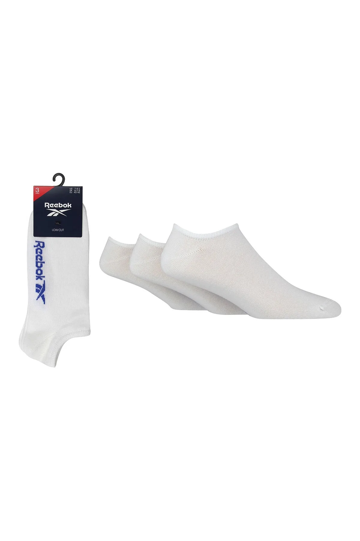 Reebok Spor 3'lü Çorap - Beyaz – Beyaz, 40-42