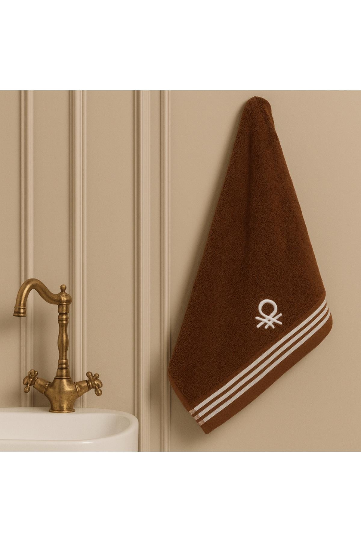 Be-0839-Dbr %100 Pamuk Koyu Kahverengi 50X90 Cm El Havlusu - KOYU KAHVERENGİ