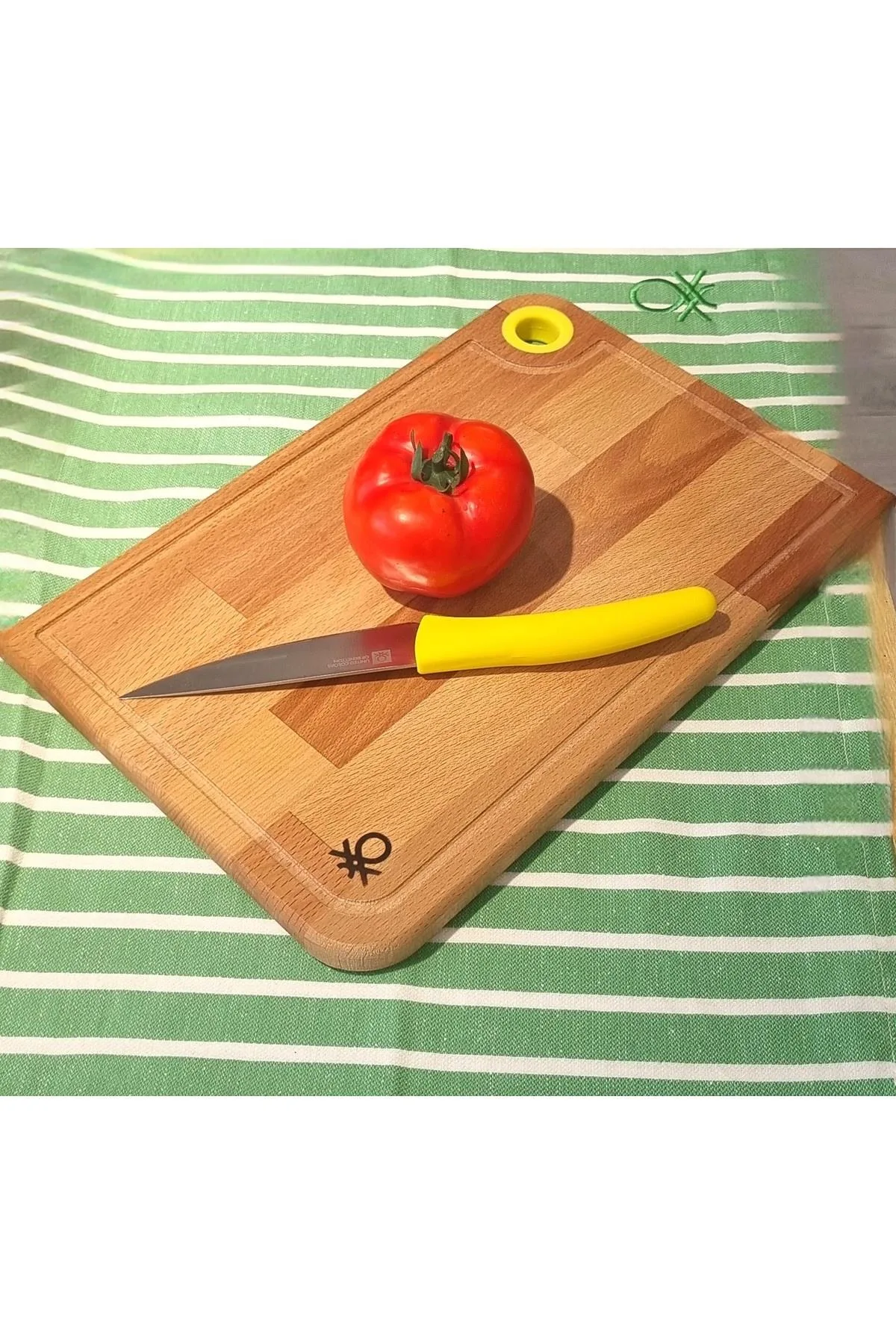BE-KCT0055-S AHŞAP KESME TAHTASI-22*33 CM SARI - SARI