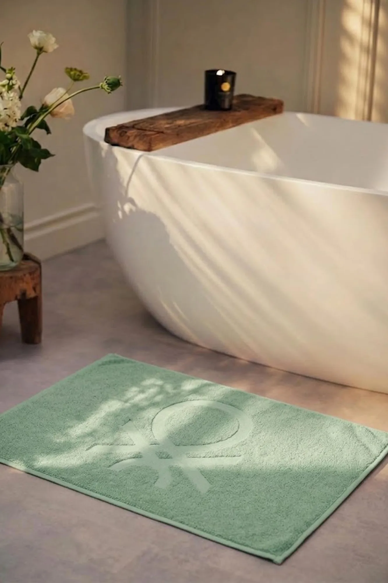 Be-2121-Mnt %100 Pamuk Mint 50X80 Cm Banyo Paspas Havlu - MİNT