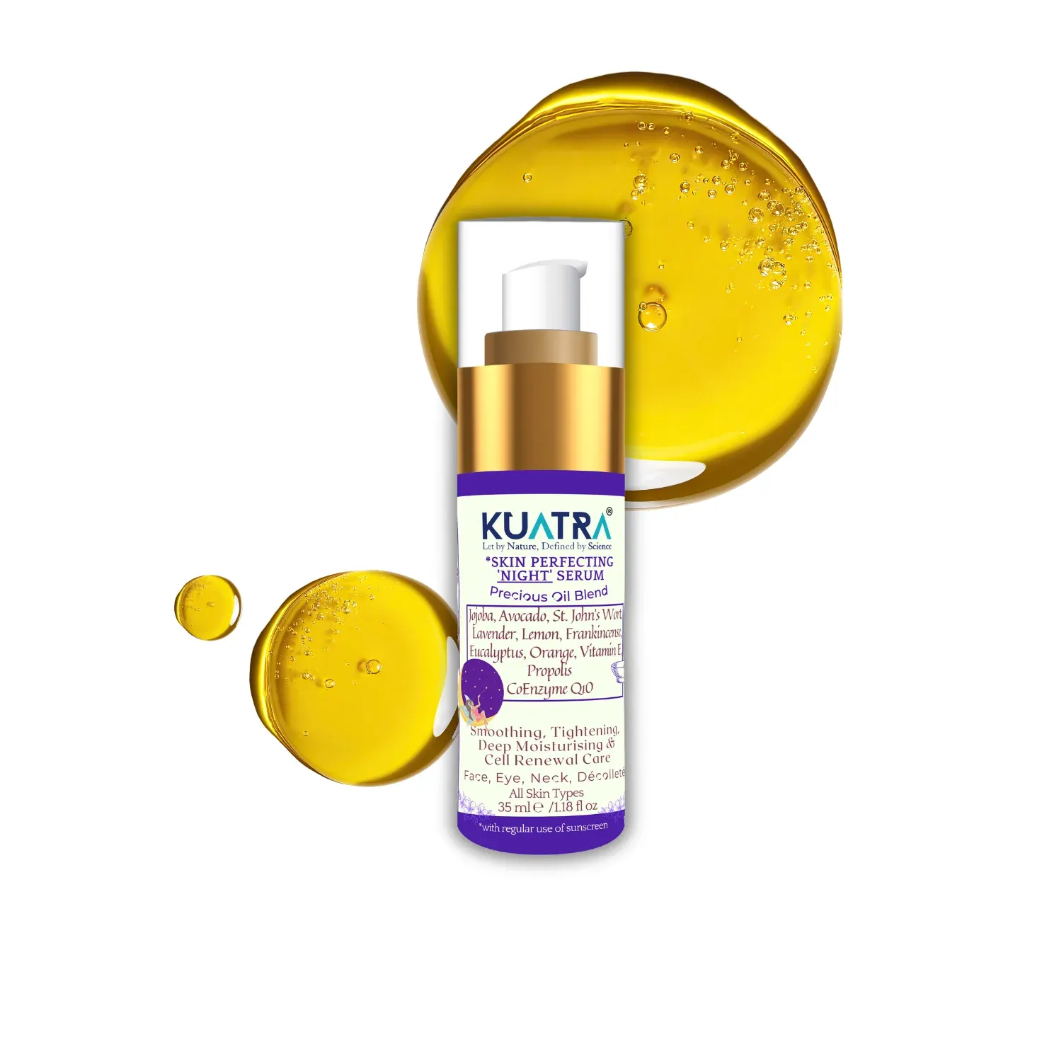 Kuatra Skin Perfecting 'Night' Serum (Cildi Onarmaya ve Cildi Kusursuzlaştırmaya Yardımcı Gece Serumu)